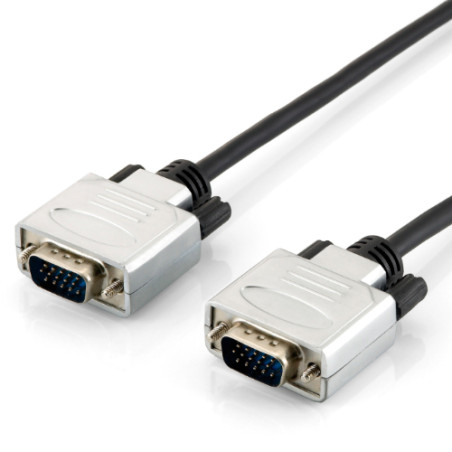 ÷ Cable svga equip 3coax macho - macho 5m hq carcasas metalicas 118862 - 169-EQ118862