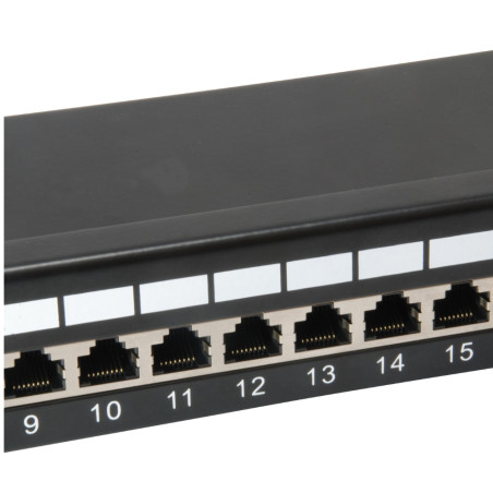÷ Patch panel 24 puertos categoria 6 apantallado color negro - 169-EQ326425