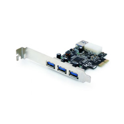 ÷ Controladora pcie conceptronic c4usb3exi 3 puertos externos y 1 interno c05-138 - 169-2CONC4USB3EXI