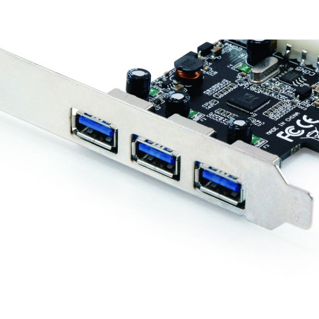 ÷ Controladora pcie conceptronic c4usb3exi 3 puertos externos y 1 interno c05-138 - 169-2CONC4USB3EXI