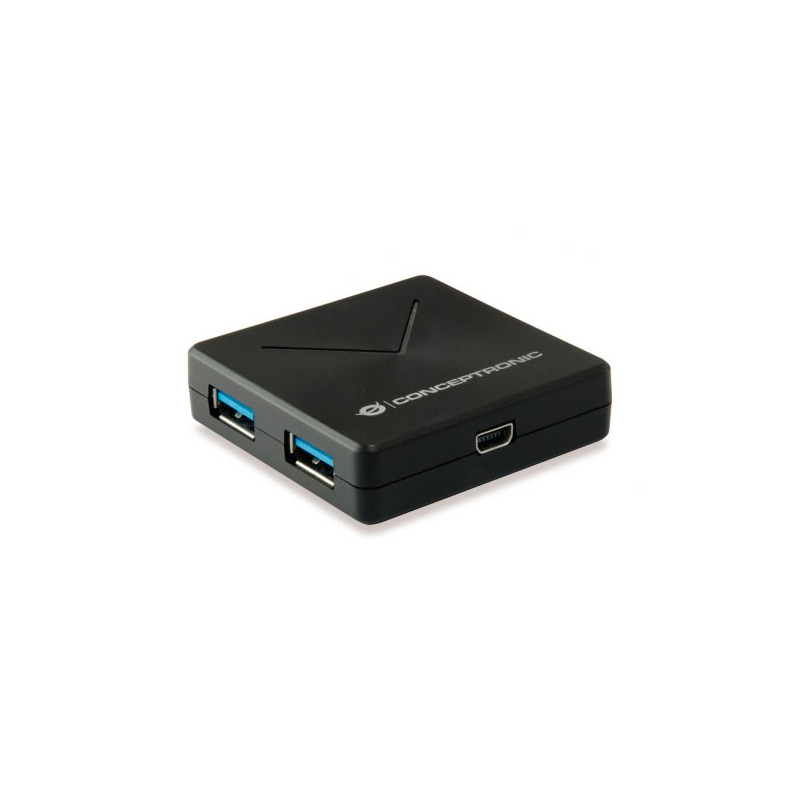 ÷ Hub usb 3.0 conceptronic hubbies02b 4 puertos usb 3.0 color negro - 169-2CONHUBBIES02B