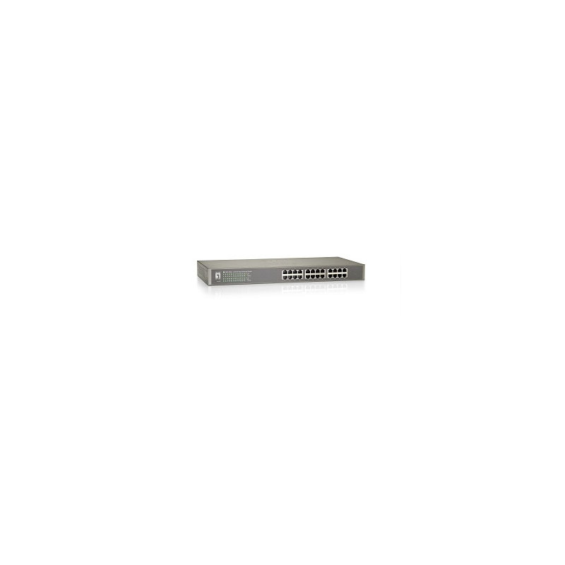 ÷ Switch level one no gestion 24 puertos 10/100 rack 19\" - 169-LOFSW-2450
