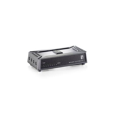 ÷ Switch level one no gestion 8 puertos 10/100 mini no rack base magnetica - 169-LOFSW-0808TX