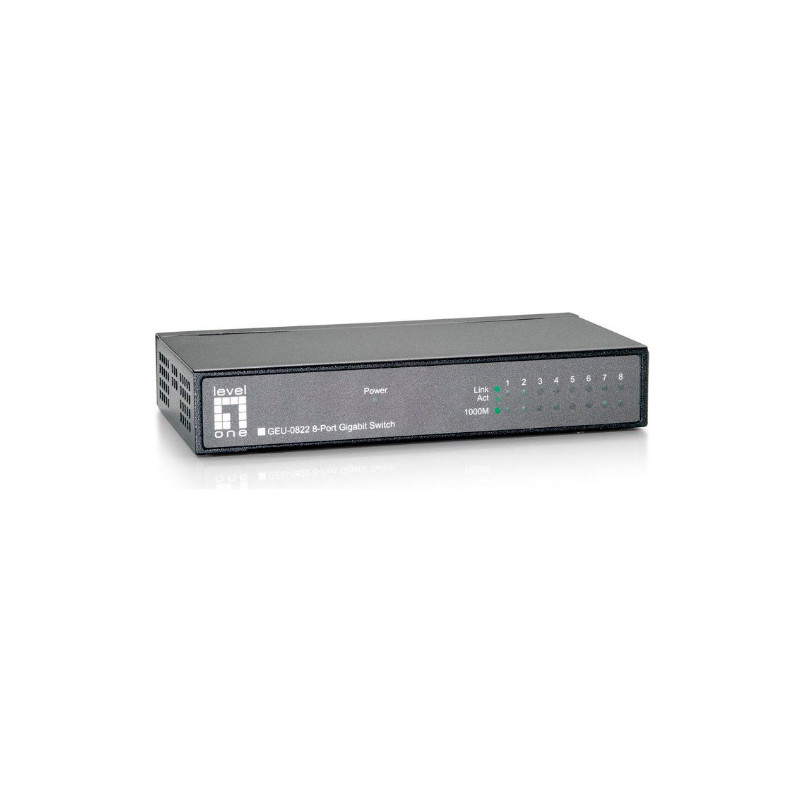 ÷ Switch level one no gestion 8p 10/100/1000 geu-0821 - 169-LOGEU-0821