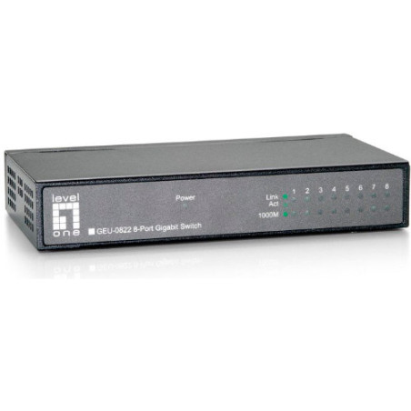 ÷ Switch level one no gestion 8p 10/100/1000 geu-0821 - 169-LOGEU-0821
