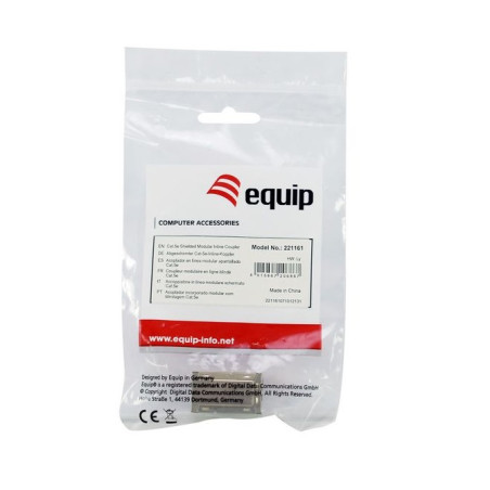 ÷ Adaptador rj45 cat.5e apantallado hembra - hembra - 169-EQ221161
