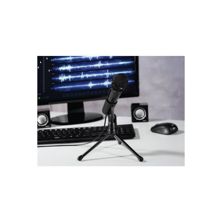 ÷ Microfono sobremesa hama mic-p35 allround jack 3.5mm con tripode cable 2.5m - 169-HAMA00139905