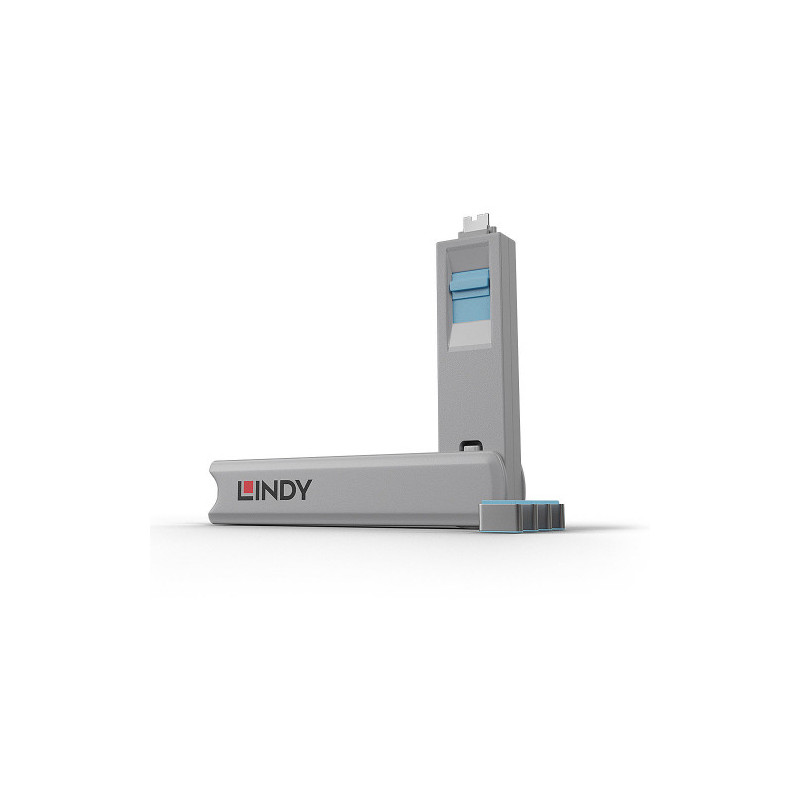 LINDY USB Typ C Port Schloss blau - 40465