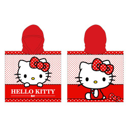 Poncho toalla Hello Kitty microfibra - 8435746913307