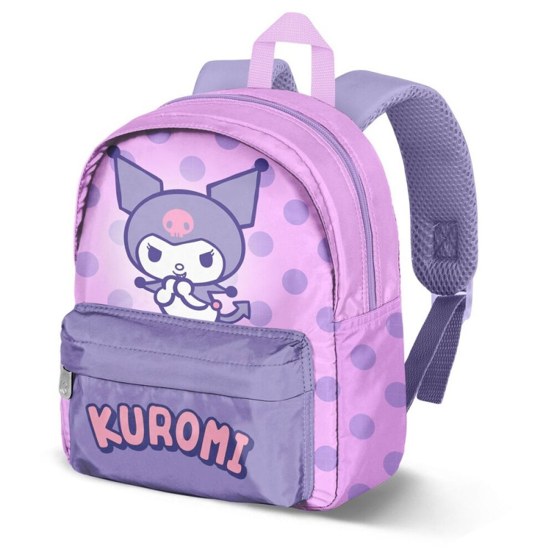 Mochila Kuromi Hello Kitty 27cm - 8445118086539