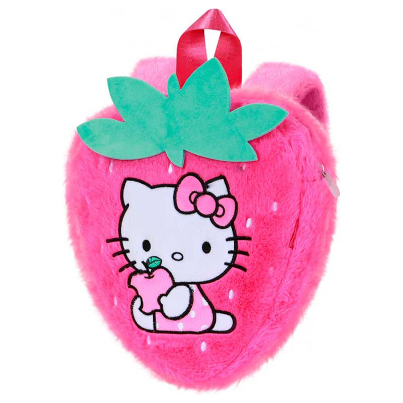 Mochila peluche Fresa Hello Kitty - 8445118091618