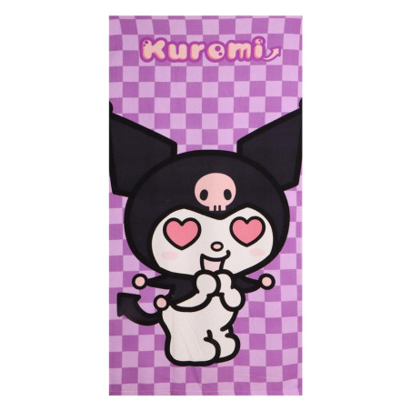 Toalla Kuromi Hello Kitty microfibra - 8445484620139