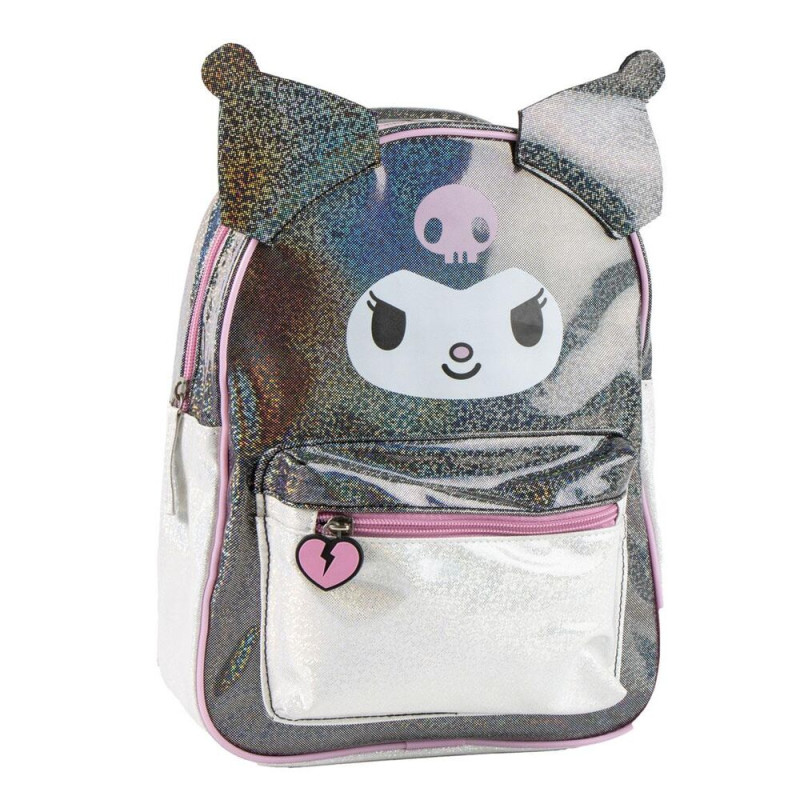 Mochila Kuromi Hello Kitty 30cm - 8445484629187