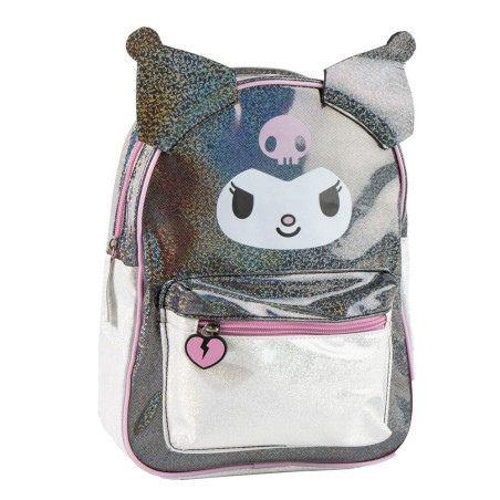 Mochila Kuromi Hello Kitty 30cm - 8445484629187