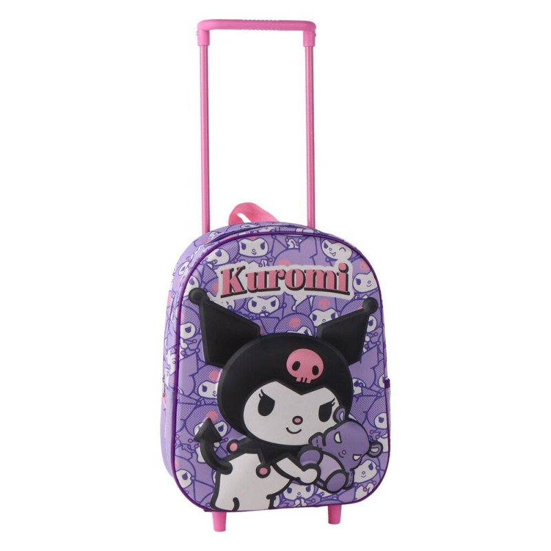 Trolley 3D Kuromi Hello Kitty 30cm - 8445484630046