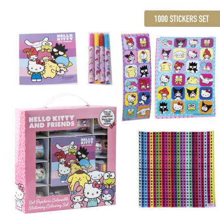 Blister pegatinas Hello Kitty and Friends 1000pzs - 8445484633306