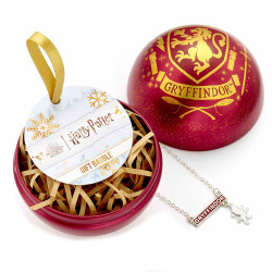 Colgante Gryffindor + Bola de Navidad Harry Potter - 5055583448928