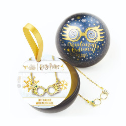 Colgante Gafas Luna Lovegood + Bola de Navidad Harry Potter - 5055583451461