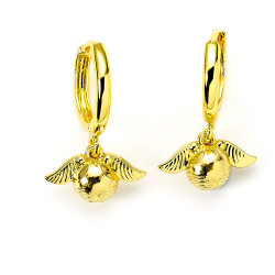 Pendientes Snitch Dorada Harry Potter - 5055583461866