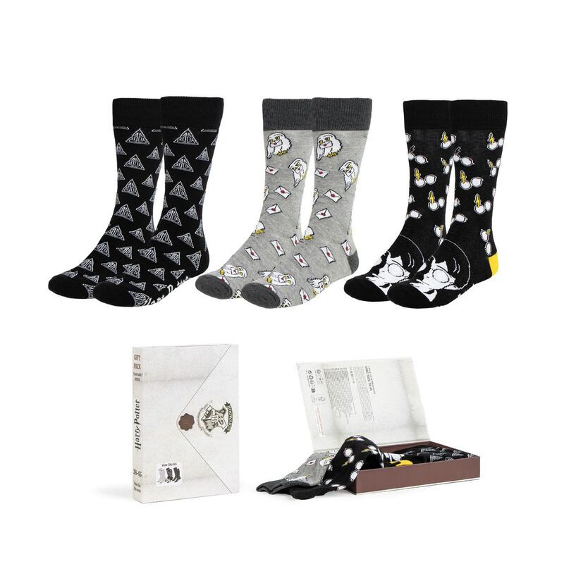 Set 3 calcetines Harry Potter - 8445484447255
