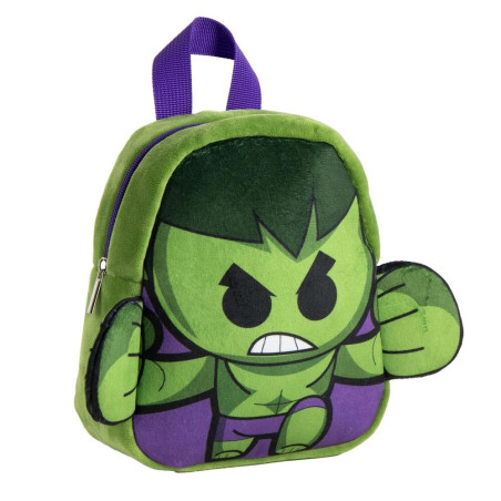 Mochila peluche Hulk Marvel 22cm - 8445484509328