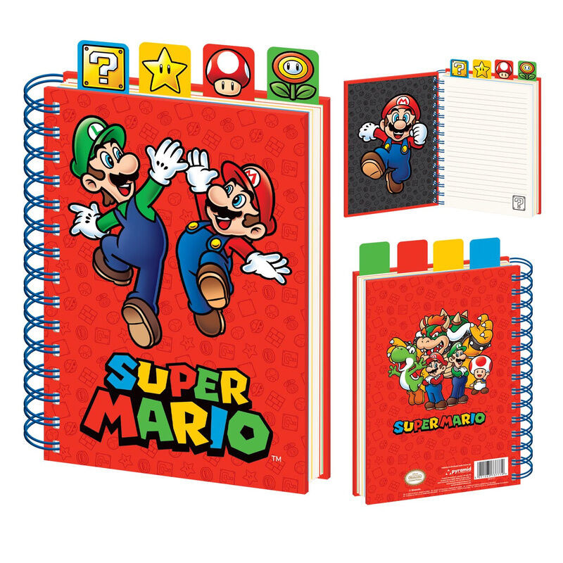 Cuaderno A5 Super Mario - 5063457064464