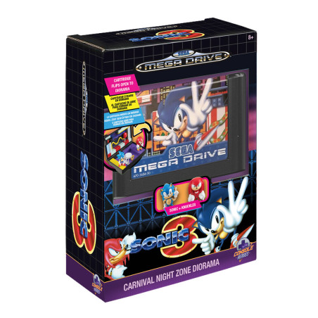 Diorama Mega Drive Sonic The Hedgehog 3 Console Heroes - 0990311800126