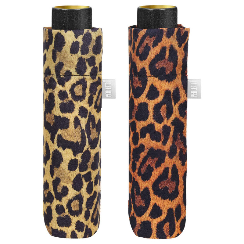 Paraguas plegable manual leopardo 54cm surtido - 8015831264431