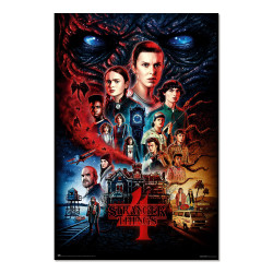 Poster Casa Vecna Stranger Things 4 - 8435497292751