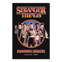 Poster Hawkins Heroes Stranger Things - 8435747822660