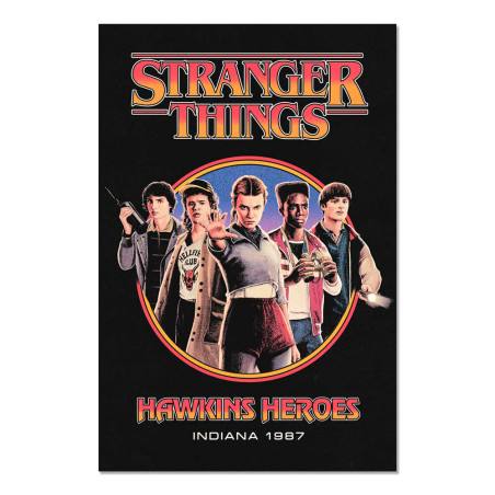 Poster Hawkins Heroes Stranger Things - 8435747822660
