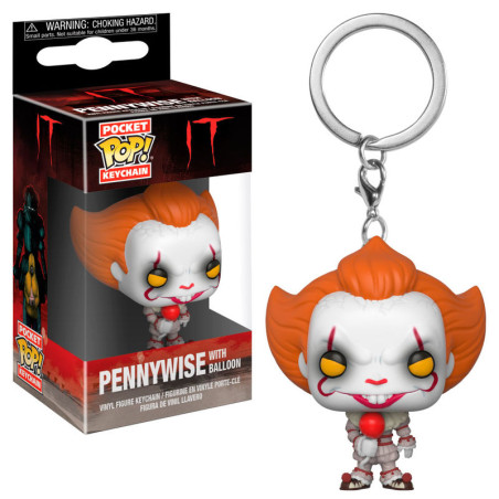 Llavero Pocket POP IT Pennywise with balloon - 889698318112