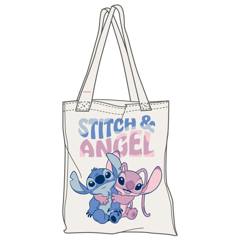 Bolsa shopping Angel & Stitch Disney - 8435746914809