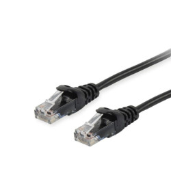 Equip Patchkabel Cat6 U/UTP 2xRJ45 2.00m schwarz Polybeutel - 4015867172636
