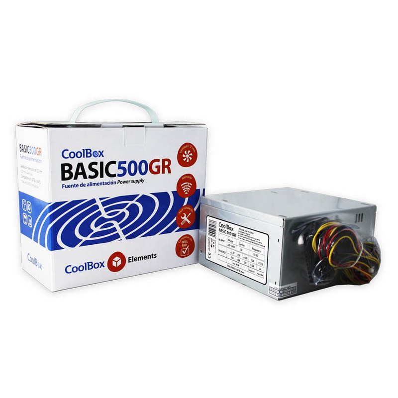 Coolbox Fuente Alimentacion Atx 500W Basic 500Gr (10) - 8437013799737