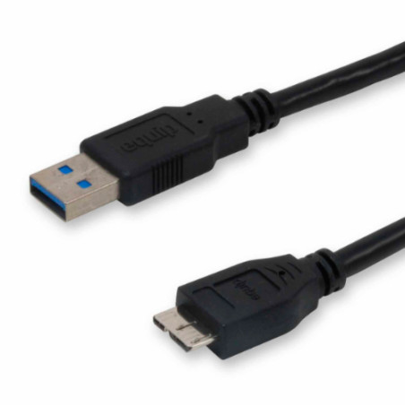 Equip Kabel USB-A 3.0 - micro B St/St 1.80m schwarz Polybeutel - 4015867166710