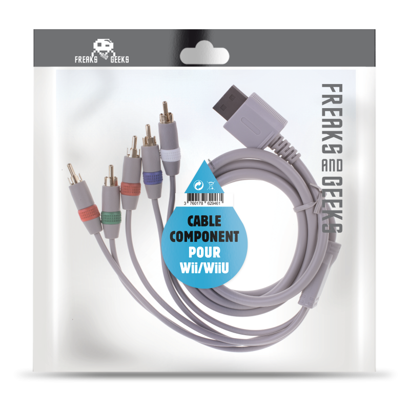Cable Componente Para Wii/Wii U - 3760178629461