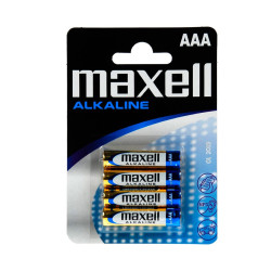 Pila Alcalina Maxell Lr03 Aaa (Pack 4) - 4902580164010
