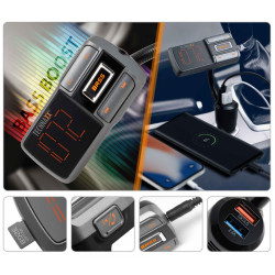 Transmisor Fm Con Cargador Usb Quickcharge Technaxx Fmt1350B - 4260358123523