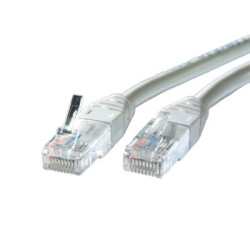 VALUE Patchkabel Kat.6 Class E UTP grau 0,5m - 7611990175369