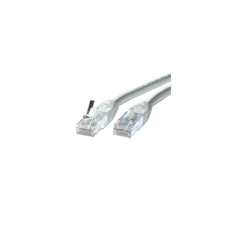 VALUE Patchkabel Kat.6 Class E UTP grau 0,5m - 7611990175369
