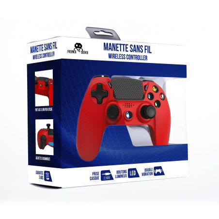 Mando Bluetooth Rojo Freaks & Geeks Ps4 - 3760178627900