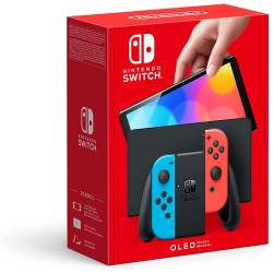 Nintendo Switch (OLED-Model) Neon-Red/Neon-Blue - 0045496453442