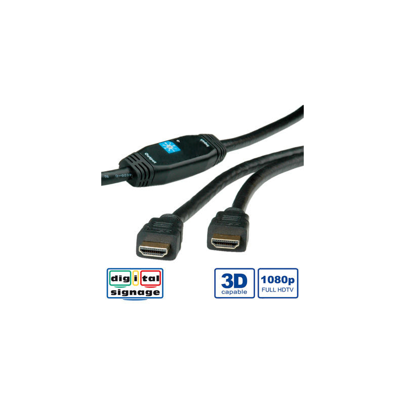 ROLINE HDMI KABEL.M. REPEATER 30M - 7611990186471