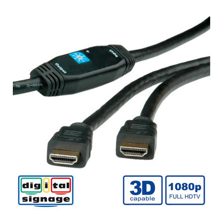 ROLINE HDMI KABEL.M. REPEATER 30M - 7611990186471