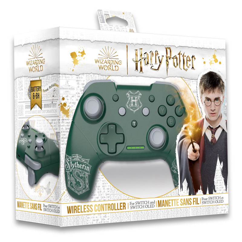 Mando Inalambrico Harry Potter Slytherin Verde Switch - 3760178625302