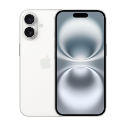 Apple iPhone 16 5G 128GB White India Spec - MYE93HN/A