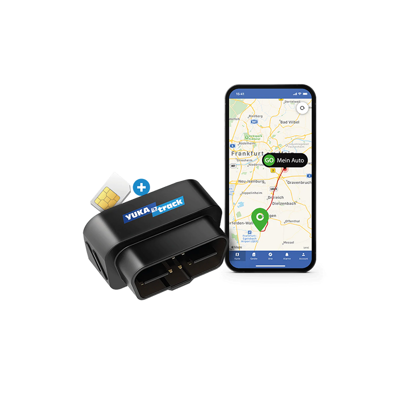 IoT YUKAtrack AIO GPS OBD2 Car Tracker with SIM + Data Flat - YTOBD2GPS