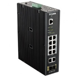 12 PORT INDUS SMART MNGD SWITCH POE - 0790069433504