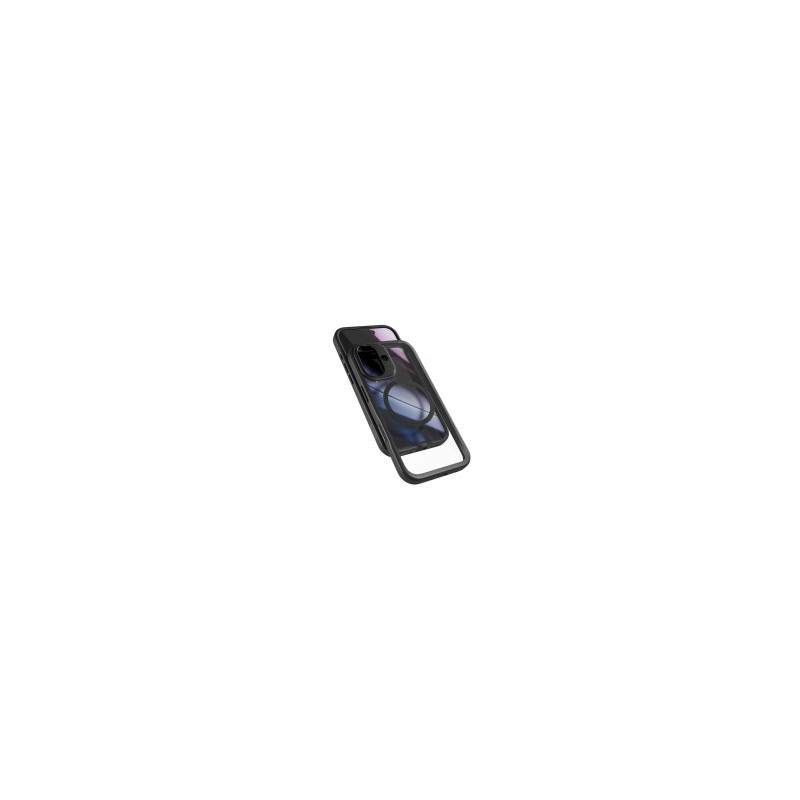 Epico Funda Hero Pro Mag+ iPhone 17, Transparente con negro - 93910101300001